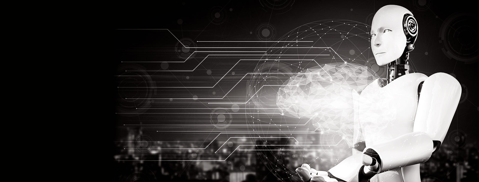 AI for Banks - robot man
