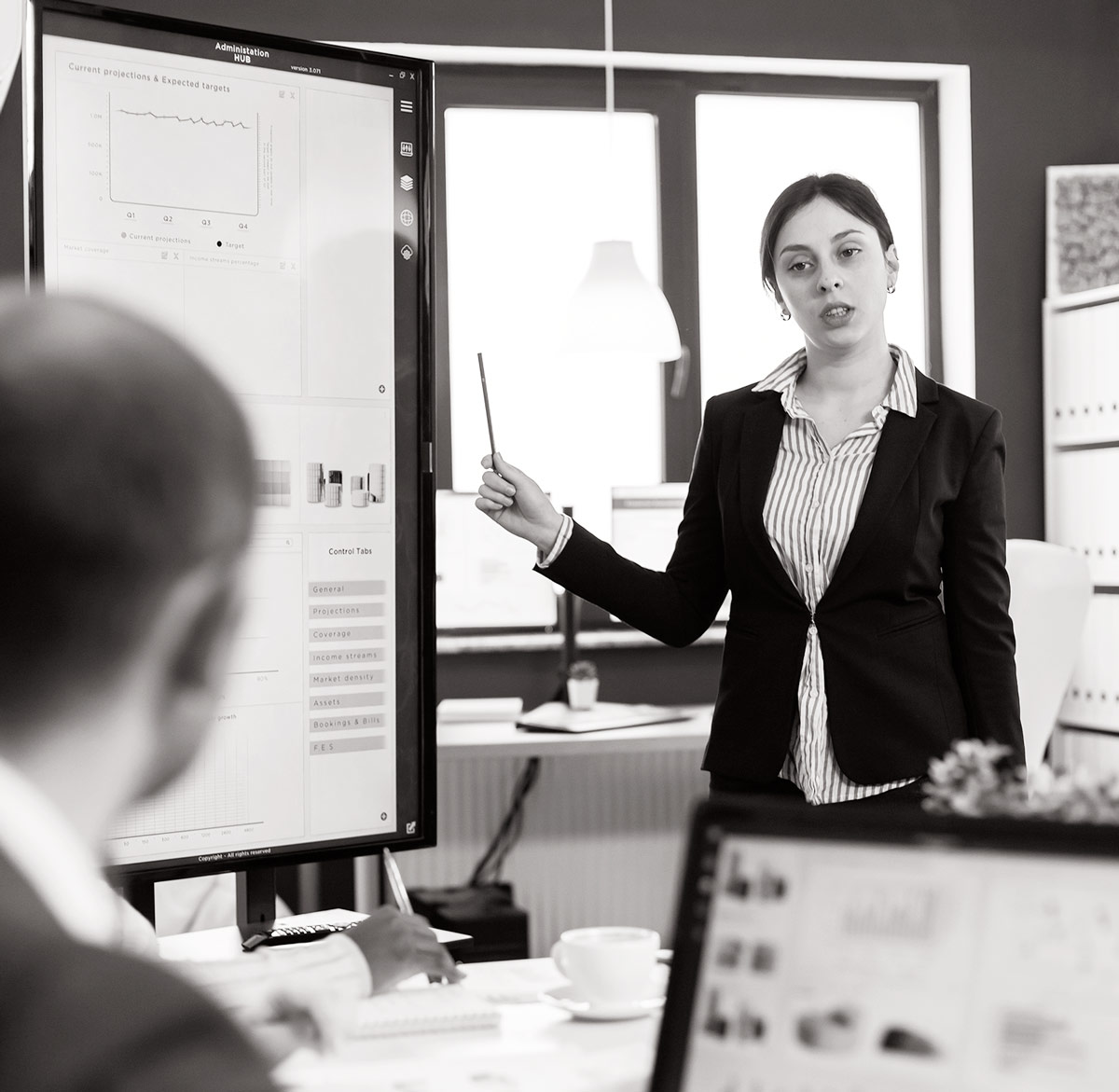 Retail Digital Accounts - woman presenter